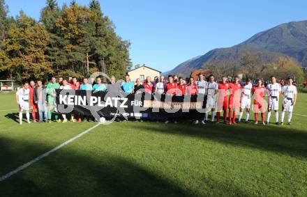 Fussball Kaerntner Liga. ATUS Ferlach gegen SAK. Aktion des Kaerntner Fussballverbandes Kein Platz fuer Diskriminierung. Ferlach, am 23.10.2015.
Foto: Kuess
---
pressefotos, pressefotografie, kuess, qs, qspictures, sport, bild, bilder, bilddatenbank