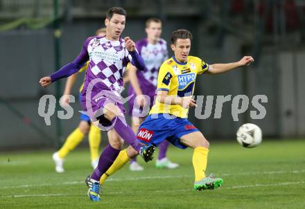 Fussball Sky go Erste Liga. SK Austria Klagenfurt gegen SKN St. Poelten.    Bernd Kager (Klagenfurt). Klagenfurt, am 16.10.2015.
Foto: Kuess
---
pressefotos, pressefotografie, kuess, qs, qspictures, sport, bild, bilder, bilddatenbank