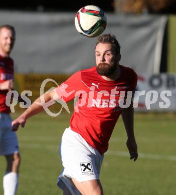 Fussball Kaerntner Liga. Treibach gegen Gmuend. Udo Gasser (Gmuend). Treibach, am 24.10.2015.
Foto: Kuess
---
pressefotos, pressefotografie, kuess, qs, qspictures, sport, bild, bilder, bilddatenbank