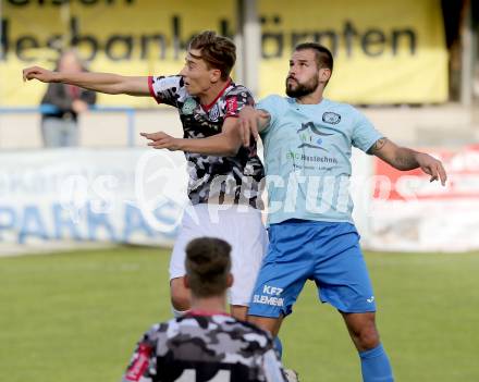 Fussball Regionalliga. Annabichler SV gegen SPG FC Pasching/LASK Juniors.  Oliver Pusztai,  (ASV),  Elvir Huskic (Pasching). Annabichl, am 25.10.2015.
Foto: Kuess
---
pressefotos, pressefotografie, kuess, qs, qspictures, sport, bild, bilder, bilddatenbank