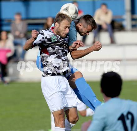 Fussball Regionalliga. Annabichler SV gegen SPG FC Pasching/LASK Juniors.  Mustafa Nukic, (ASV),  Mario Hieblinger (Pasching). Annabichl, am 25.10.2015.
Foto: Kuess
---
pressefotos, pressefotografie, kuess, qs, qspictures, sport, bild, bilder, bilddatenbank