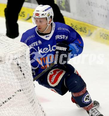 EBEL. Eishockey Bundesliga. EC VSV gegen Moser Medical Graz 99ers.  Dustin Johner (VSV). Villach, am 30.10.2015.
Foto: Kuess 


---
pressefotos, pressefotografie, kuess, qs, qspictures, sport, bild, bilder, bilddatenbank