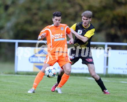 Fussball. 1. Klasse D. Eisenkappel gegen Bad St. Leonhard. Denis Kujundzic (Eisenkappel), Martin Penz (Bad St. Leonhard). Eisenkappel, 26.10.2015.
Foto: Kuess
---
pressefotos, pressefotografie, kuess, qs, qspictures, sport, bild, bilder, bilddatenbank