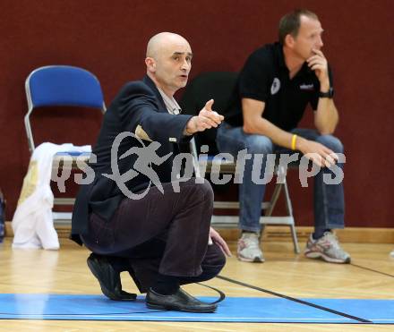 Basketball 2. Bundesliga 2015/16 Grunddurchgang 7.Runde.  Woerthersee Piraten gegen Basket Flames. Trainer Dragan Sliskovic (Woerthersee Piraten). Klagenfurt, am 31.10.2015.
Foto: Kuess
---
pressefotos, pressefotografie, kuess, qs, qspictures, sport, bild, bilder, bilddatenbank