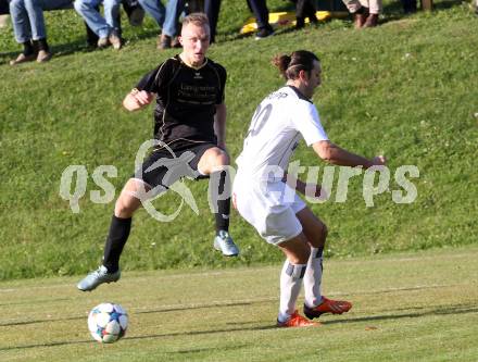 Fussball. Kaerntner Liga. Koettmannsdorf gegen Spittal/Drau. Aner Mandzic (Koettmannsdorf), Daniel Trupp (Spittal/Drau), Koettmannsdorf, 31.10.2015.
Foto: Kuess
---
pressefotos, pressefotografie, kuess, qs, qspictures, sport, bild, bilder, bilddatenbank