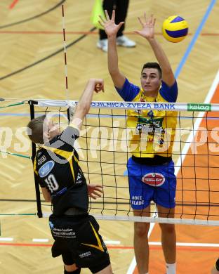 Volleyball. CEV Cup. SK Aich/Dob gegen Hurrikaani Loimaa (FIN). Palgut Filip (Aich/Dob). Bleiburg, 4.11.2015.
Foto: Kuess
---
pressefotos, pressefotografie, kuess, qs, qspictures, sport, bild, bilder, bilddatenbank