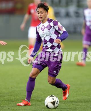 Fussball Sky go Erste Liga. SK Austria Klagenfurt gegen FC Wacker Innsbruck. Eric Zachhuber (Klagenfurt). Klagenfurt, am 6.11.2015.
Foto: Kuess
---
pressefotos, pressefotografie, kuess, qs, qspictures, sport, bild, bilder, bilddatenbank