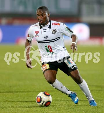 Fussball tipico Bundesliga. RZ Pellets WAC gegen SV Mattersburg. Issiaka Ouedraogo (WAC). Wolfsberg, am 7.11.2015.
Foto: Kuess
---
pressefotos, pressefotografie, kuess, qs, qspictures, sport, bild, bilder, bilddatenbank