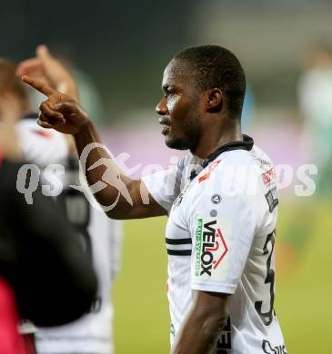 Fussball tipico Bundesliga. RZ Pellets WAC gegen SV Mattersburg. Torjubel Issiaka Ouedraogo (WAC). Wolfsberg, am 7.11.2015.
Foto: Kuess
---
pressefotos, pressefotografie, kuess, qs, qspictures, sport, bild, bilder, bilddatenbank