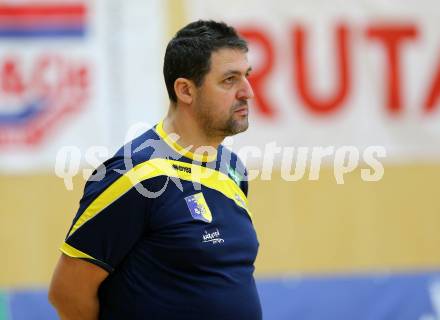 Volleyball. CEV Cup. SK Aich/Dob gegen Hurrikaani Loimaa (FIN). Trainer Hafner Matjaz (Aich/Dob). Bleiburg, 4.11.2015.
Foto: Kuess
---
pressefotos, pressefotografie, kuess, qs, qspictures, sport, bild, bilder, bilddatenbank