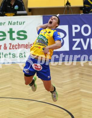 Volleyball. CEV Cup. SK Aich/Dob gegen Hurrikaani Loimaa (FIN). Krasnevski Kiryll (Aich/Dob). Bleiburg, 4.11.2015.
Foto: Kuess
---
pressefotos, pressefotografie, kuess, qs, qspictures, sport, bild, bilder, bilddatenbank