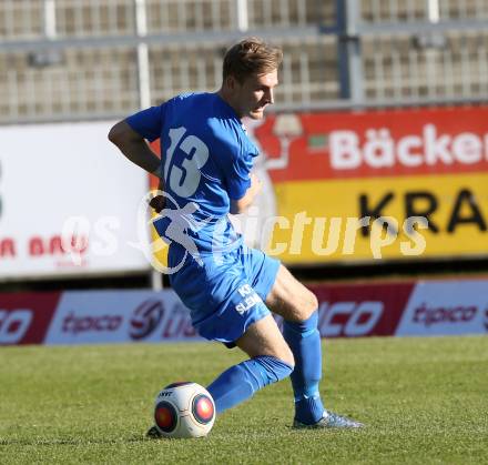 Fussball Regionalliga. RZ Pellets WAC Amateure gegen Annabichler SV.  Michael Krainer (ASV). Wolfsberg, Lavanttal Arena, am 8.11.2015.
Foto: Kuess
---
pressefotos, pressefotografie, kuess, qs, qspictures, sport, bild, bilder, bilddatenbank