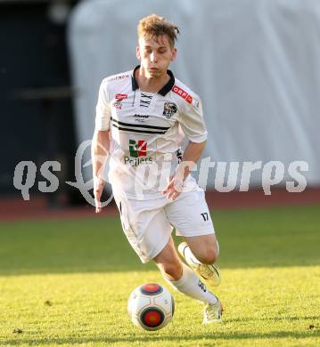 Fussball Regionalliga. RZ Pellets WAC Amateure gegen Annabichler SV.  Marc Andre Schmerboeck (WAC). Wolfsberg, Lavanttal Arena, am 8.11.2015.
Foto: Kuess
---
pressefotos, pressefotografie, kuess, qs, qspictures, sport, bild, bilder, bilddatenbank