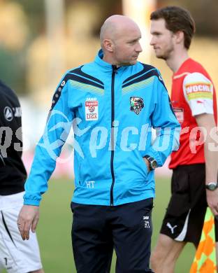 Fussball Regionalliga. RZ Pellets WAC Amateure gegen Annabichler SV.  Trainer Harald Tatschl (WAC). Wolfsberg, Lavanttal Arena, am 8.11.2015.
Foto: Kuess
---
pressefotos, pressefotografie, kuess, qs, qspictures, sport, bild, bilder, bilddatenbank