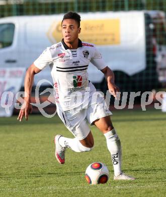 Fussball Regionalliga. RZ Pellets WAC Amateure gegen Annabichler SV.  Nosa Iyobosa Edokpolor (WAC). Wolfsberg, Lavanttal Arena, am 8.11.2015.
Foto: Kuess
---
pressefotos, pressefotografie, kuess, qs, qspictures, sport, bild, bilder, bilddatenbank