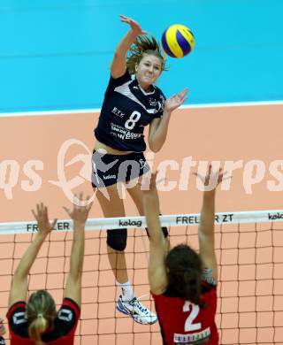 Volleyball Bundesliga. ATSC Wildcats gegen Salzburg. Katharina Holzer (Wildcats). Bleiburg, am 12.11.2015.
Foto: Kuess
---
pressefotos, pressefotografie, kuess, qs, qspictures, sport, bild, bilder, bilddatenbank