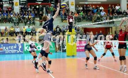 Volleyball Bundesliga. ATSC Wildcats gegen Salzburg. Melissa Hess (Wildcats). Bleiburg, am 12.11.2015.
Foto: Kuess
---
pressefotos, pressefotografie, kuess, qs, qspictures, sport, bild, bilder, bilddatenbank