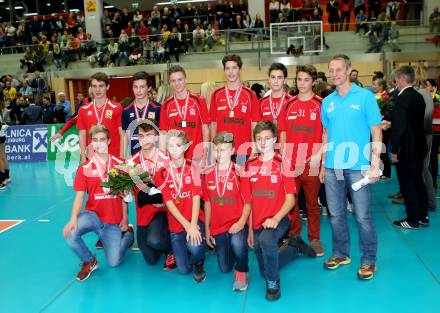 Ehrungen des Kaerntner Volleyballverbandes. VBK Woerthersee Loewen. Klagenfurt, 12.11.2015.
Foto: Kuess
---
pressefotos, pressefotografie, kuess, qs, qspictures, sport, bild, bilder, bilddatenbank