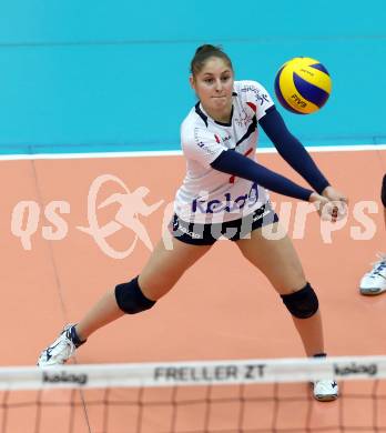 Volleyball Bundesliga. ATSC Wildcats gegen Salzburg. Nicole Freller (Wildcats). Bleiburg, am 12.11.2015.
Foto: Kuess
---
pressefotos, pressefotografie, kuess, qs, qspictures, sport, bild, bilder, bilddatenbank