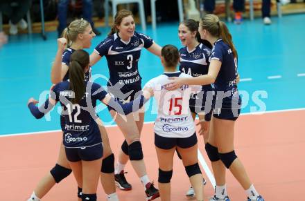 Volleyball Bundesliga. ATSC Wildcats gegen Salzburg. Jubel (Wildcats). Bleiburg, am 12.11.2015.
Foto: Kuess
---
pressefotos, pressefotografie, kuess, qs, qspictures, sport, bild, bilder, bilddatenbank