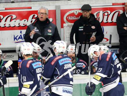 EBEL. Eishockey Bundesliga. EC VSV gegen UPC Vienna Capitals. Trainer Greg Holst, Co-Trainer Markus Peintner (VSV). Villach, am 17.11.2015.
Foto: Kuess 


---
pressefotos, pressefotografie, kuess, qs, qspictures, sport, bild, bilder, bilddatenbank