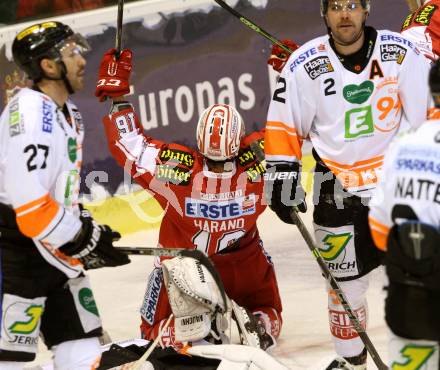 EBEL. Eishockey Bundesliga. KAC gegen 	Moser Medical Graz 99ers. Torjubel Patrick Harand, (KAC). Klagenfurt, am 17.11.2015.
Foto: Kuess

---
pressefotos, pressefotografie, kuess, qs, qspictures, sport, bild, bilder, bilddatenbank