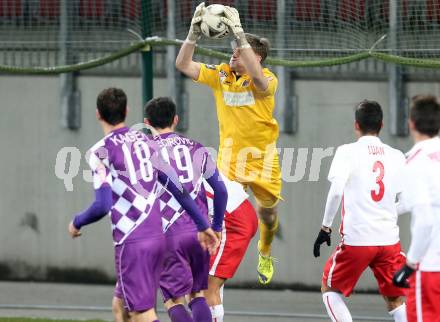 Fussball Sky go Erste Liga. SK Austria Klagenfurt gegen FC Liefering.  Filip Dmitrovic (Klagenfurt). Klagenfurt, am 27.11.2015.
Foto: Kuess
---
pressefotos, pressefotografie, kuess, qs, qspictures, sport, bild, bilder, bilddatenbank