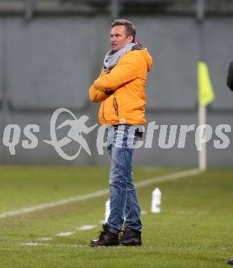 Fussball Sky go Erste Liga. SK Austria Klagenfurt gegen FC Liefering.  Trainer Manfred Bender (Klagenfurt). Klagenfurt, am 27.11.2015.
Foto: Kuess
---
pressefotos, pressefotografie, kuess, qs, qspictures, sport, bild, bilder, bilddatenbank