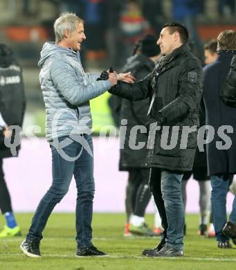 Fussball tipico Bundesliga. RZ Pellets WAC gegen FC Admira Wacker Moedling. Trainer Heimo Pfeifenberger, Christian Puff (WAC). Wolfsberg, am 7.11.2015.
Foto: Kuess
---
pressefotos, pressefotografie, kuess, qs, qspictures, sport, bild, bilder, bilddatenbank