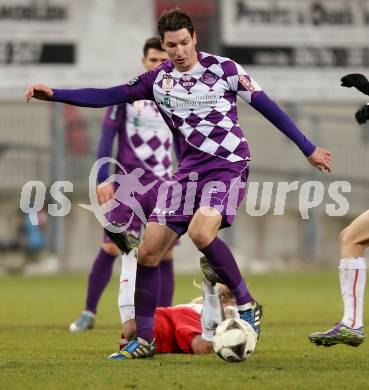 Fussball Sky go Erste Liga. SK Austria Klagenfurt gegen FC Liefering.  Bernd Kager (Klagenfurt). Klagenfurt, am 27.11.2015.
Foto: Kuess
---
pressefotos, pressefotografie, kuess, qs, qspictures, sport, bild, bilder, bilddatenbank