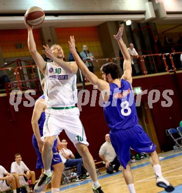 Basketball 2. Bundesliga 2015/16 Grunddurchgang 10.Runde. KOS Celovec gegen Timberwolves. Mali Grega (KOS), Kutschera Matthias (Timberwolves). Klagenfurt, am 28.11.2015.
Foto: Kuess
---
pressefotos, pressefotografie, kuess, qs, qspictures, sport, bild, bilder, bilddatenbank