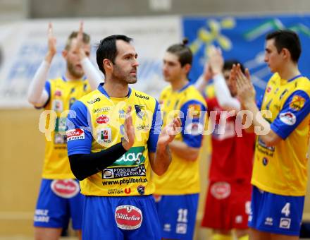 Volleyball. CEV Cup. Aich/Dob gegen AS Cannes (FRA).  Grut Andrej (Aich/Dob). Bleiburg, 2.12.2015.
Foto: Kuess
---
pressefotos, pressefotografie, kuess, qs, qspictures, sport, bild, bilder, bilddatenbank