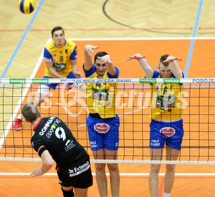 Volleyball. CEV Cup. Aich/Dob gegen AS Cannes (FRA). Palgut Filip, Wohlfahrtstaetter Peter (Aich/Dob). Bleiburg, 2.12.2015.
Foto: Kuess
---
pressefotos, pressefotografie, kuess, qs, qspictures, sport, bild, bilder, bilddatenbank