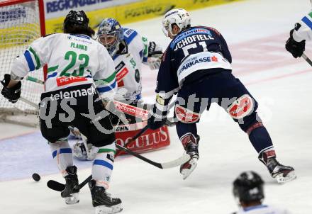 EBEL. Eishockey Bundesliga. EC VSV gegen HDD TELEMACH Olimpija Ljubljana.  Torjubel Rick Schofield,  (VSV), David Planko, Oliver Roy (Laibach). Villach, am 4.12.2015.
Foto: Kuess 


---
pressefotos, pressefotografie, kuess, qs, qspictures, sport, bild, bilder, bilddatenbank