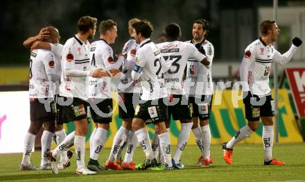 Fussball tipico Bundesliga. RZ Pellets WAC gegen FK Austria Wien. Jubel (WAC). Wolfsberg, am 5.12.2015.
Foto: Kuess
---
pressefotos, pressefotografie, kuess, qs, qspictures, sport, bild, bilder, bilddatenbank