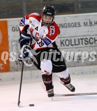 Eishockey Kaerntner Liga Division 2 Ost. HCP Pubersdorf gegen WSG Wietersdorf. Christopher Weiss (Pubersdorf). Voelkermarkt, am 12.12.2015.
Foto: Kuess
---
pressefotos, pressefotografie, kuess, qs, qspictures, sport, bild, bilder, bilddatenbank