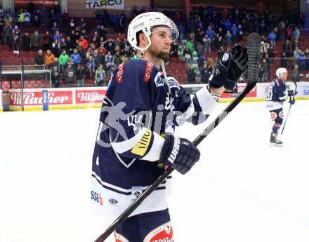 EBEL. Eishockey Bundesliga. EC VSV gegen EHC Liwest Black Wings Linz. Matt Kelly (VSV). Villach, am 15.12.2015.
Foto: Kuess 


---
pressefotos, pressefotografie, kuess, qs, qspictures, sport, bild, bilder, bilddatenbank