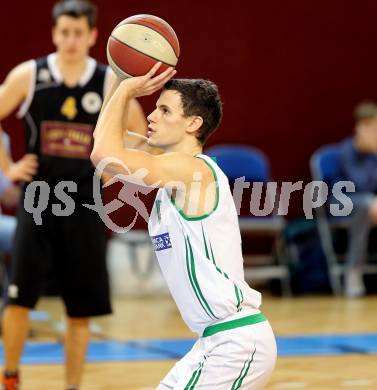 Basketball 2. Bundesliga 2015/16 Grunddurchgang 13. Runde. KOS Celovec gegen Woerthersee Piraten. Nenad Kalmanada (KOS). Klagenfurt, am 19.12.2015.
Foto: Kuess
---
pressefotos, pressefotografie, kuess, qs, qspictures, sport, bild, bilder, bilddatenbank