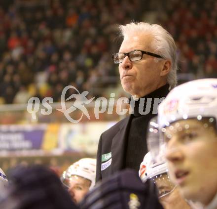 EBEL. Eishockey Bundesliga. KAC gegen 	VSV. Trainer Greg Holst (VSV). Klagenfurt, am 20.12.2015.
Foto: Kuess

---
pressefotos, pressefotografie, kuess, qs, qspictures, sport, bild, bilder, bilddatenbank