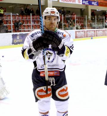 EBEL. Eishockey Bundesliga. KAC gegen 	VSV. Jubel Brock McBride (VSV). Klagenfurt, am 20.12.2015.
Foto: Kuess

---
pressefotos, pressefotografie, kuess, qs, qspictures, sport, bild, bilder, bilddatenbank