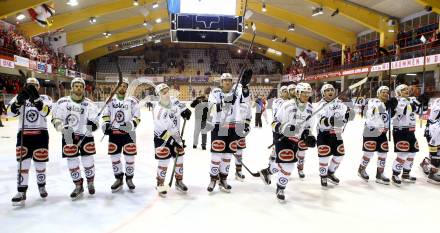 EBEL. Eishockey Bundesliga. KAC gegen 	VSV. Jubel VSV. Klagenfurt, am 20.12.2015.
Foto: Kuess

---
pressefotos, pressefotografie, kuess, qs, qspictures, sport, bild, bilder, bilddatenbank