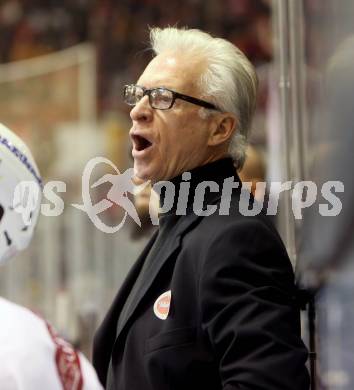 EBEL. Eishockey Bundesliga. KAC gegen 	VSV. Trainer Greg Holst (VSV). Klagenfurt, am 20.12.2015.
Foto: Kuess

---
pressefotos, pressefotografie, kuess, qs, qspictures, sport, bild, bilder, bilddatenbank