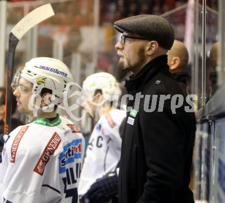 EBEL. Eishockey Bundesliga. KAC gegen 	VSV. Co Trainer Markus Peintner (VSV). Klagenfurt, am 20.12.2015.
Foto: Kuess

---
pressefotos, pressefotografie, kuess, qs, qspictures, sport, bild, bilder, bilddatenbank