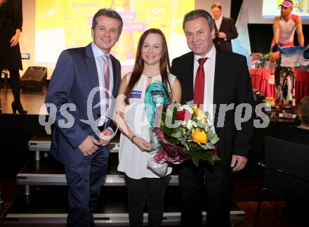 Sportgala. Nacht des Sports. Ehrung Sportler des Jahres. Behindertensportlerin. Melissa Koeck. Velden, 22.12.2015.
Foto: Kuess 
---
pressefotos, pressefotografie, kuess, qs, qspictures, sport, bild, bilder, bilddatenbank