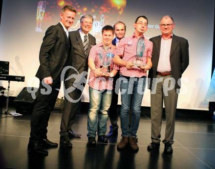 Sportgala. Nacht des Sports. Ehrung Sportler des Jahres. Arno Arthofer, Peter Kaiser, Alexander Radin, Othmar Resch, Aleaxander Flechl. Velden, 22.12.2015.
Foto: Kuess 
---
pressefotos, pressefotografie, kuess, qs, qspictures, sport, bild, bilder, bilddatenbank