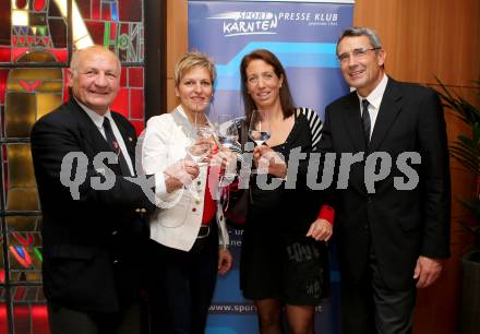 Sportgala. Nacht des Sports. Ehrung Sportler des Jahres. Joe Tiger Pachler, Claudia Strobl, Michael Taupe Traer, Georg Werthner. Velden, 22.12.2015.
Foto: Kuess 
---
pressefotos, pressefotografie, kuess, qs, qspictures, sport, bild, bilder, bilddatenbank