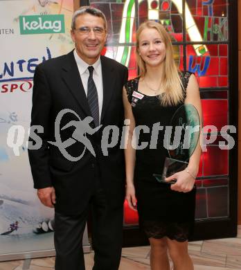 Sportgala. Nacht des Sports. Ehrung Sportler des Jahres. Georg Werthner, Sarah Lagger. Velden, 22.12.2015.
Foto: Kuess 
---
pressefotos, pressefotografie, kuess, qs, qspictures, sport, bild, bilder, bilddatenbank