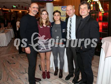 Sportgala. Nacht des Sports. Ehrung Sportler des Jahres. Zsolt Zakarias, Nina und Nadine Weratschnig, Walter Reichel, Thomas Brandauer. Velden, 22.12.2015.
Foto: Kuess 
---
pressefotos, pressefotografie, kuess, qs, qspictures, sport, bild, bilder, bilddatenbank