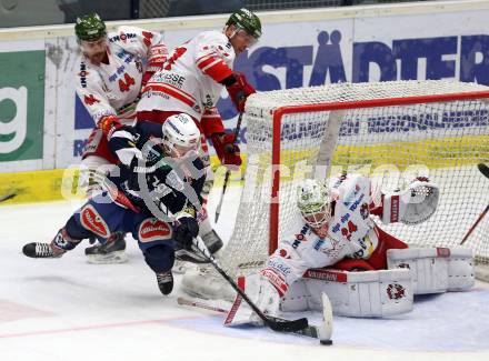 EBEL. Eishockey Bundesliga. EC VSV gegen HCB Suedtirol. Christian Jennes,  (VSV), Jaroslav Huebl, Hannes Oberdoerfer, Alexander Egger (Bozen). Villach, am 1.1.2016.
Foto: Kuess 


---
pressefotos, pressefotografie, kuess, qs, qspictures, sport, bild, bilder, bilddatenbank