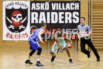 Basketball OEBV Cup. Raiders Villach gegen Swans Gmunden. Dominique Richmond Jackson (Villach), Adrian Mitchell (Gmunden). Villach, am 3.1.2016.
Foto: Kuess
---
pressefotos, pressefotografie, kuess, qs, qspictures, sport, bild, bilder, bilddatenbank